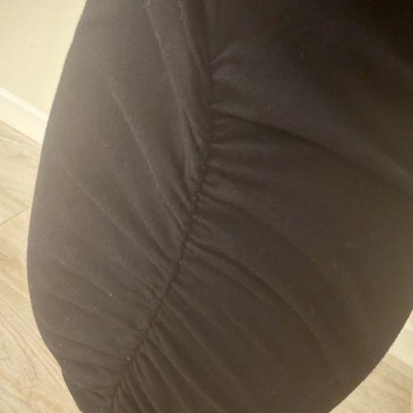 Michael Stars Black Halter Ruched Midi Dress - Picture 6 of 12